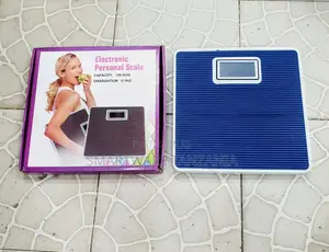 Floral Blue Digital Scale – Precision Weighing With Modern Style