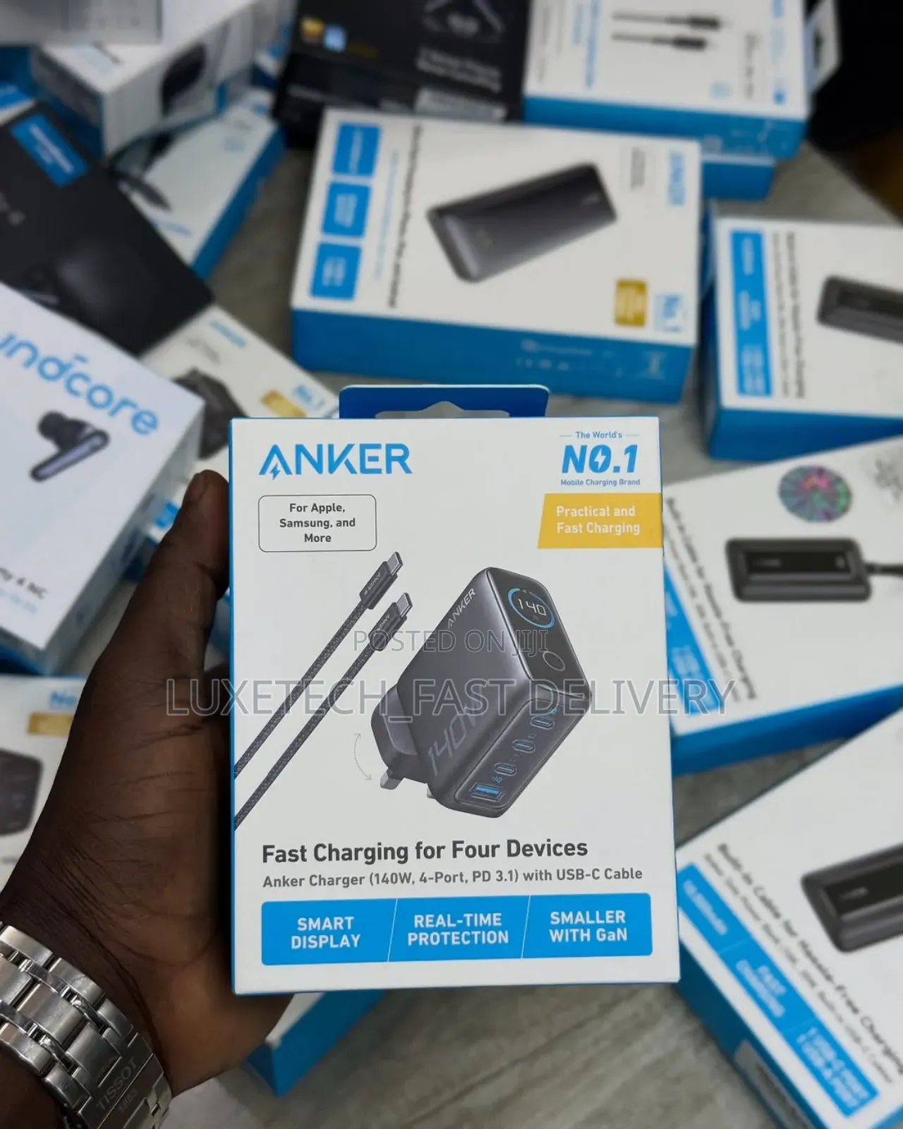 Anker 140w 4-Port Fast Charger