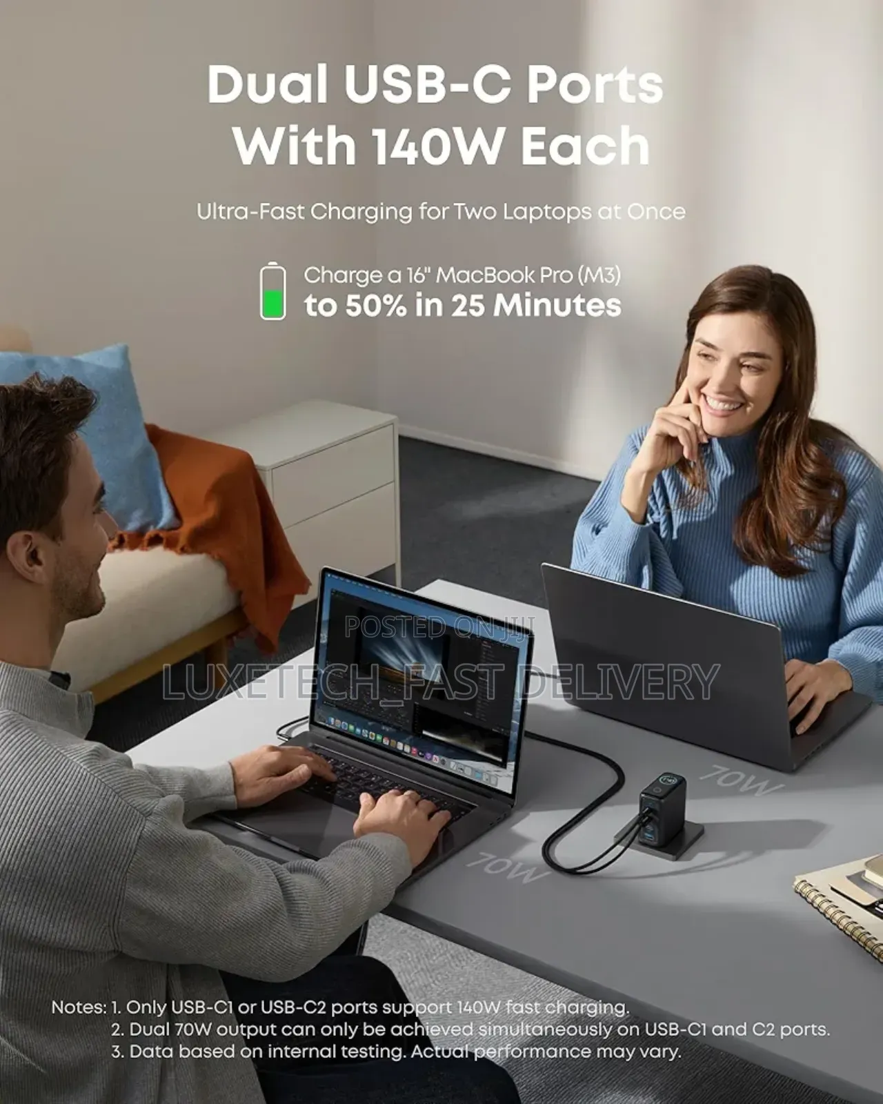 Anker 140w 4-Port Fast Charger
