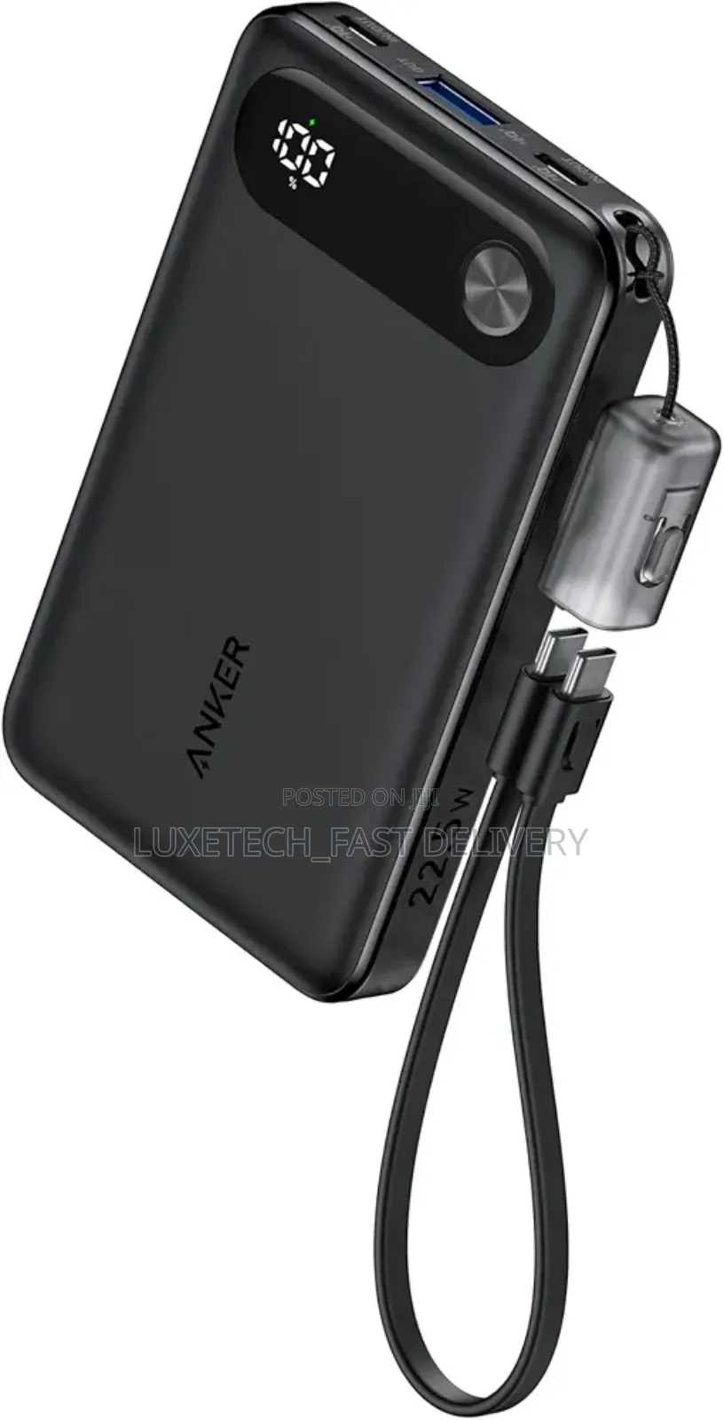 Anker Power Bank 10,000mah Portable Charger With 22.5w Max Output