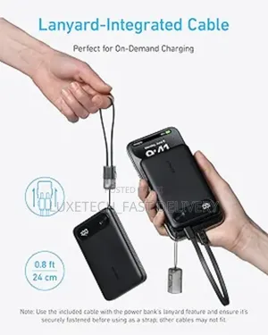 Anker Power Bank 10,000mah Portable Charger With 22.5w Max Output
