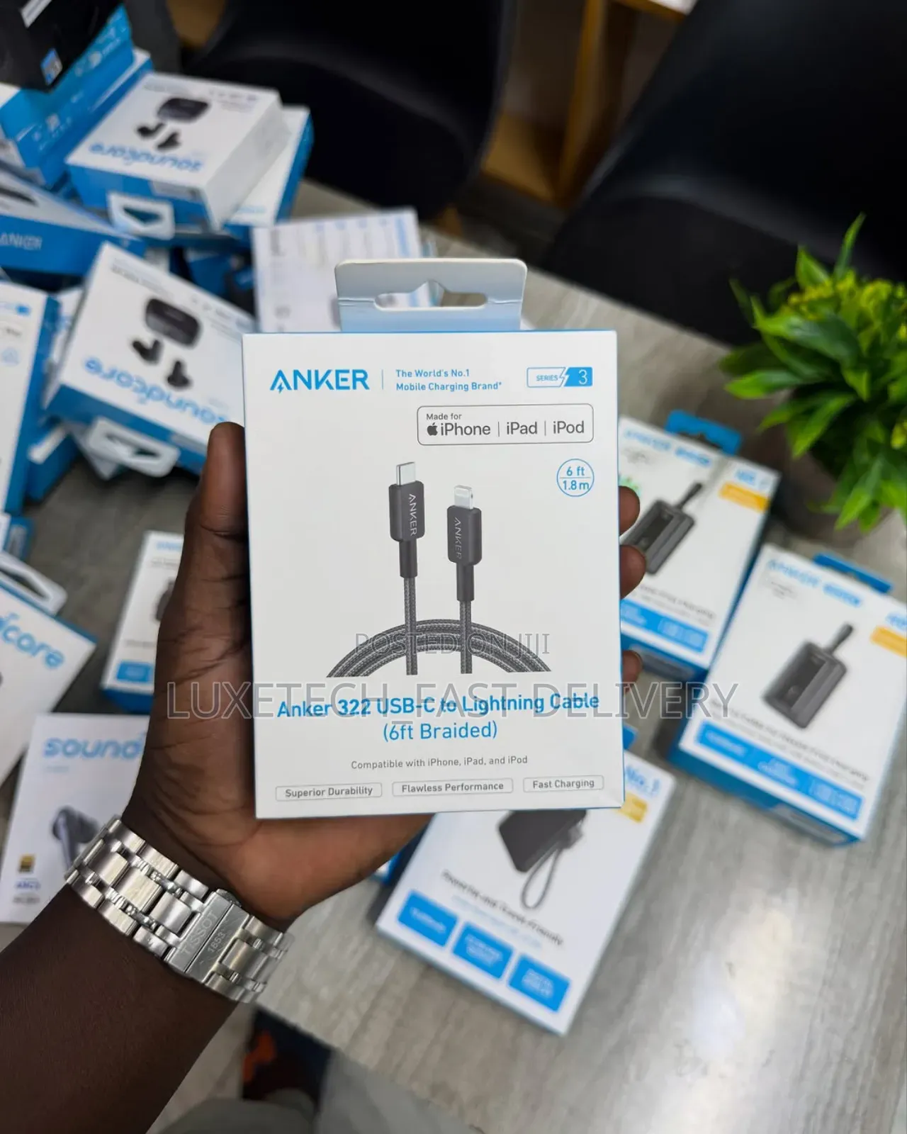 Anker Usb-C to Lightning Cable 1.8 Meters (6 Feet) Original