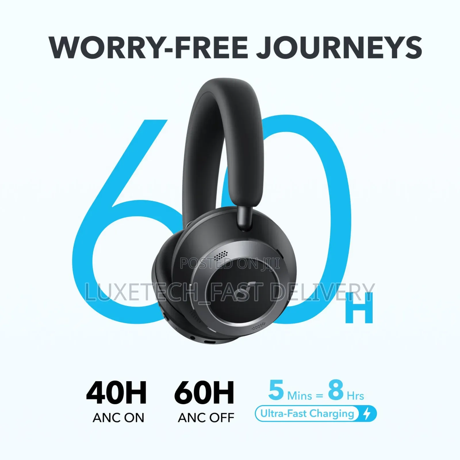 Anker Soundcore Space One Pro Wireless Headphones Noise Cancellation