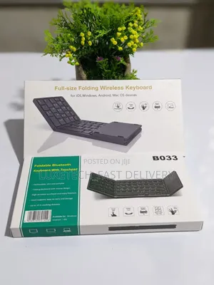 Universal Foldable Wireless Keyboard With a Touchpad
