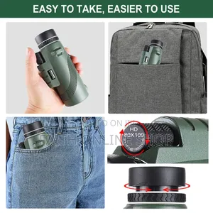 80x100 Monocular Telescope High Powered Monoculars for Adults