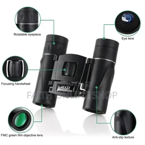 40x22 Hd Powerful Binoculars Folding Mini Telescope Bak4