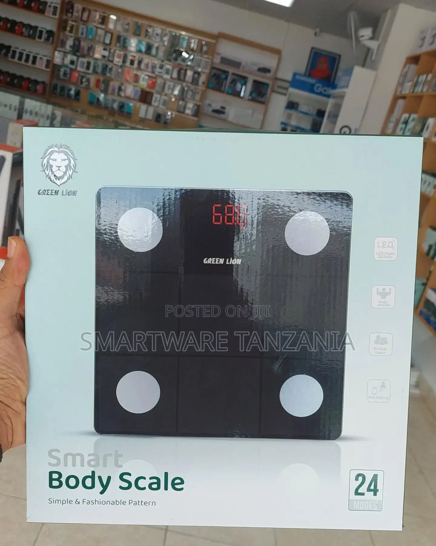 Green Lion Smart Body Scale Digital 24 Modes Led Display Fashionable
