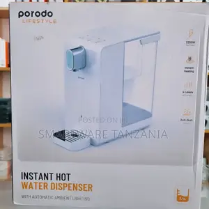 Porodo Instant Hot Water Dispenser 2200w 3.4l Ambient Light 4 Levels