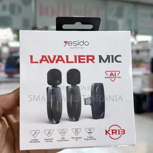 Yesido Kr13 Dual Wireless Lavalier Mic for Pro Recording
