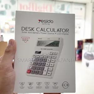 Yesido Ec10 Dual Power Solar and Battery Desk Calculator LCD
