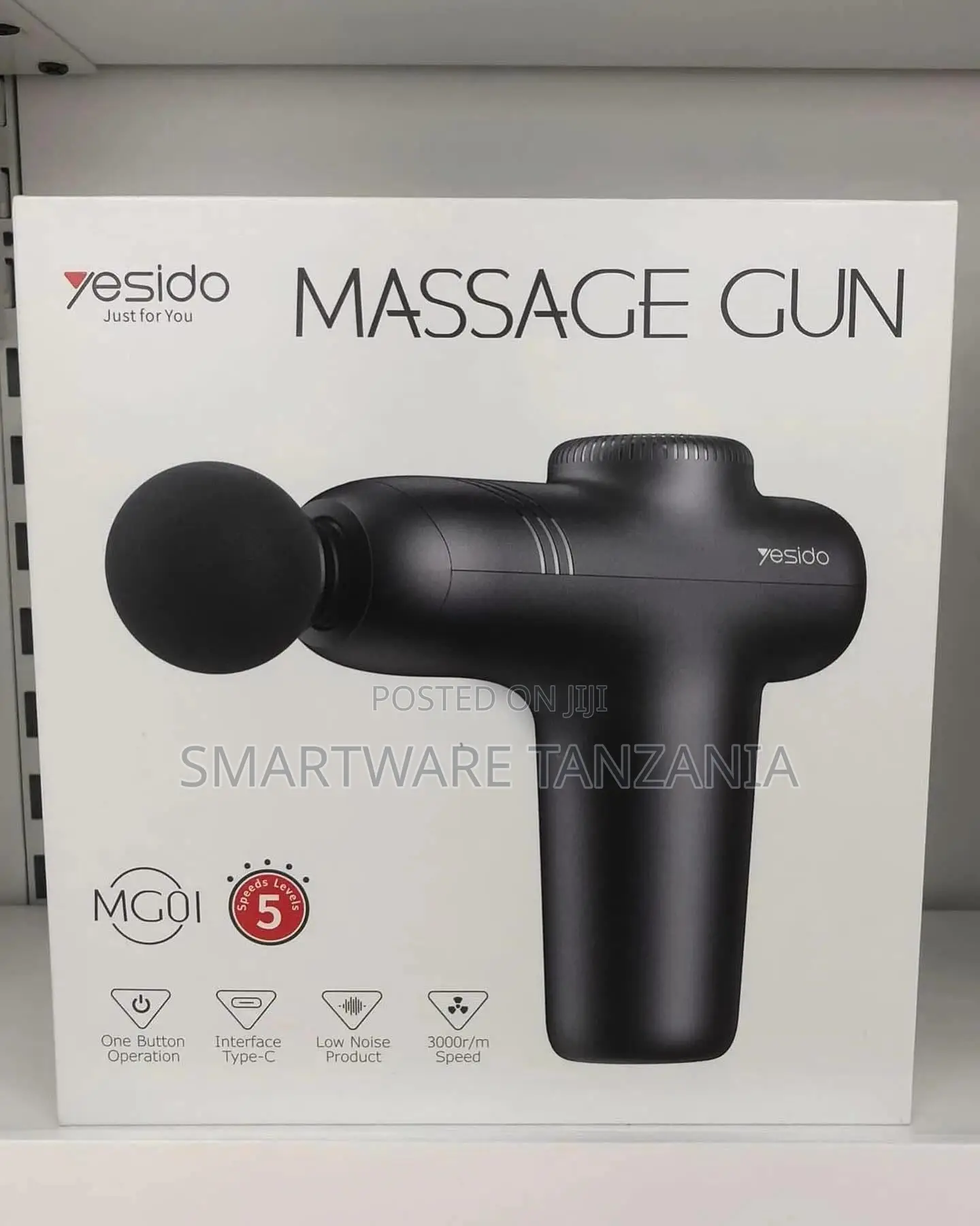 Yesido Mg01 Compact Massage Gun With 5 Speed Settings