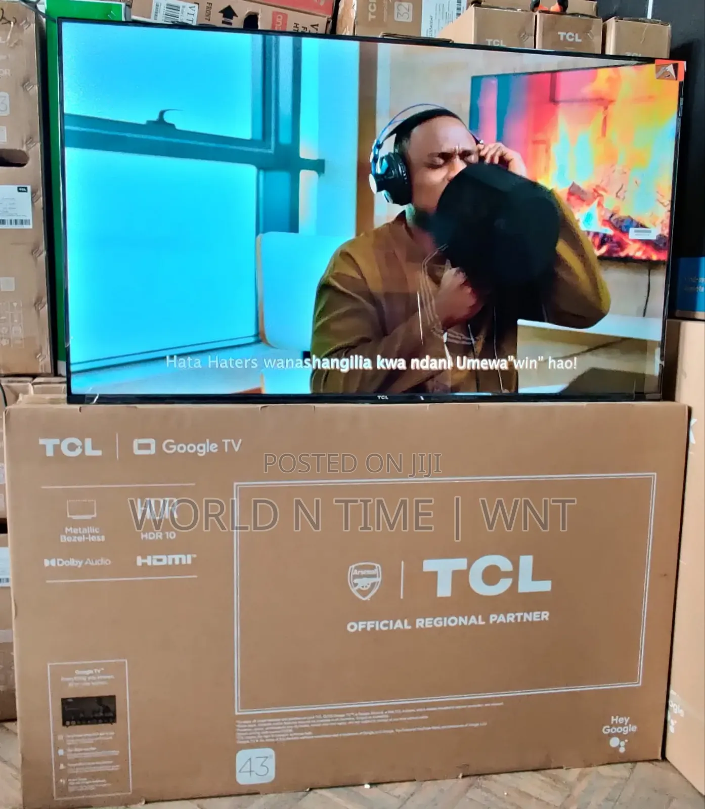 TCL 43" Led Qled Tv Smart Android FHD Frameless Blutooth S5k