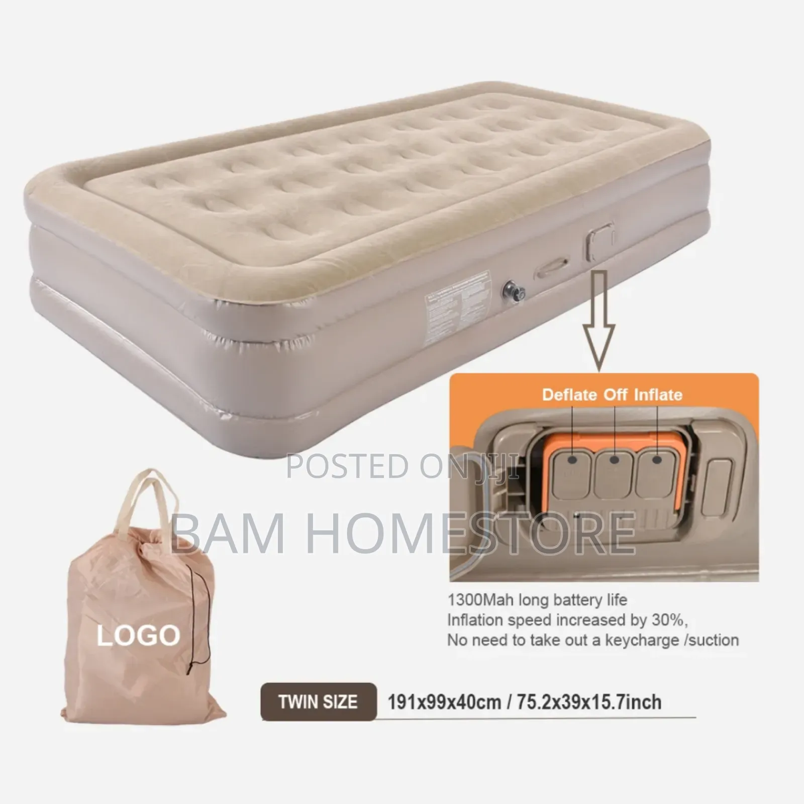Inflatable Airbed (Godoro Upepo 3*6 Nchi 18)