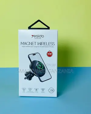 Yesido C190 15w Magnetic Wireless Car Charger for iPhone 12-14