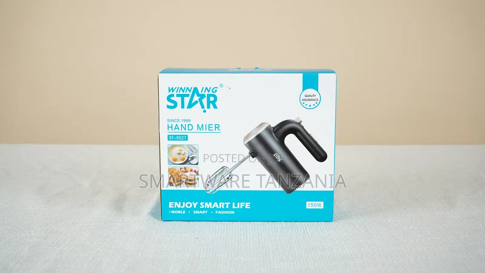 Winning Star St-5527 150w Compact Electric Hand Mixer in Sleek Black