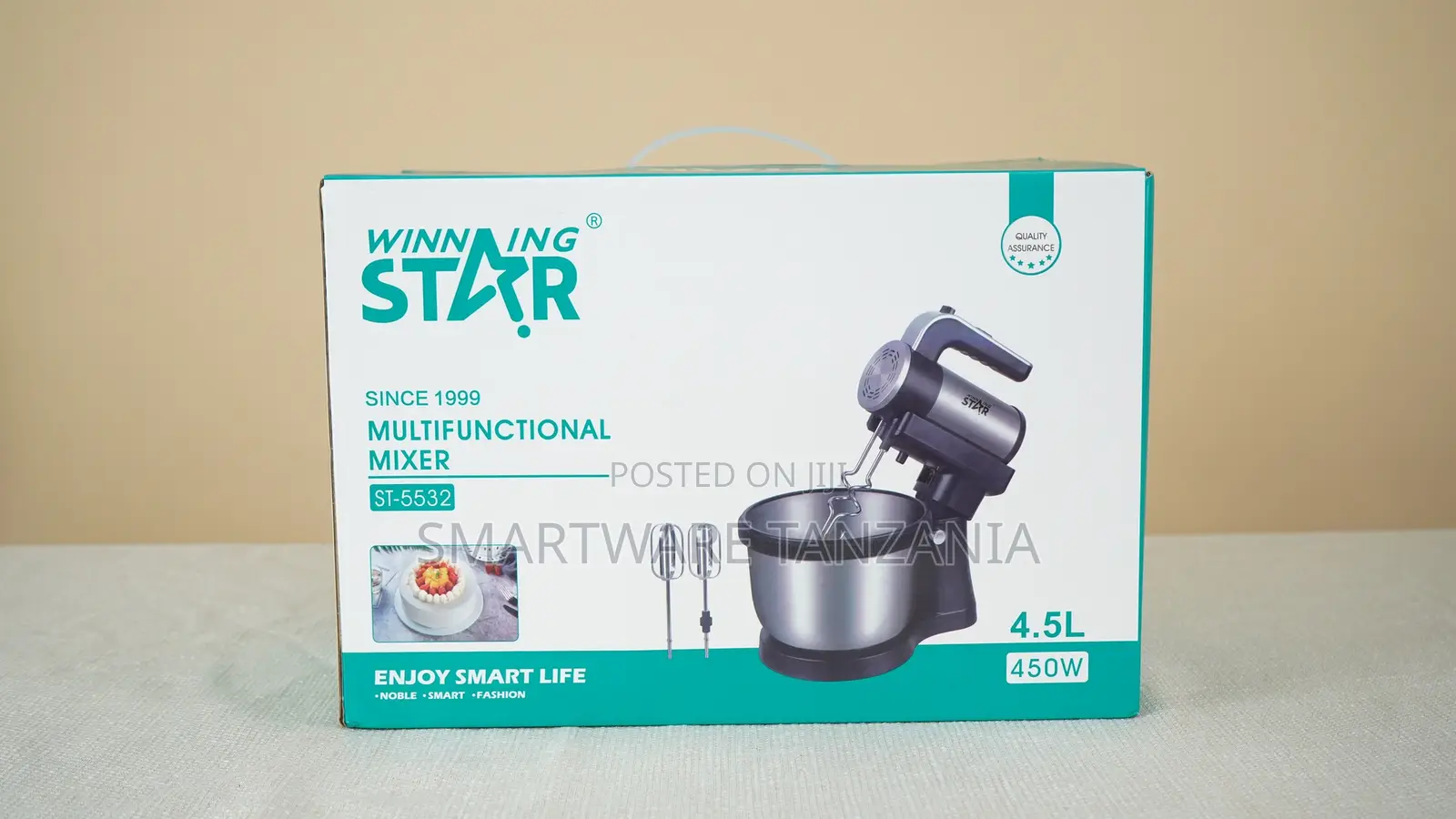 Winning Star St-5532 450w Stand Mixer With 4.5l Stainless Steel Bowl