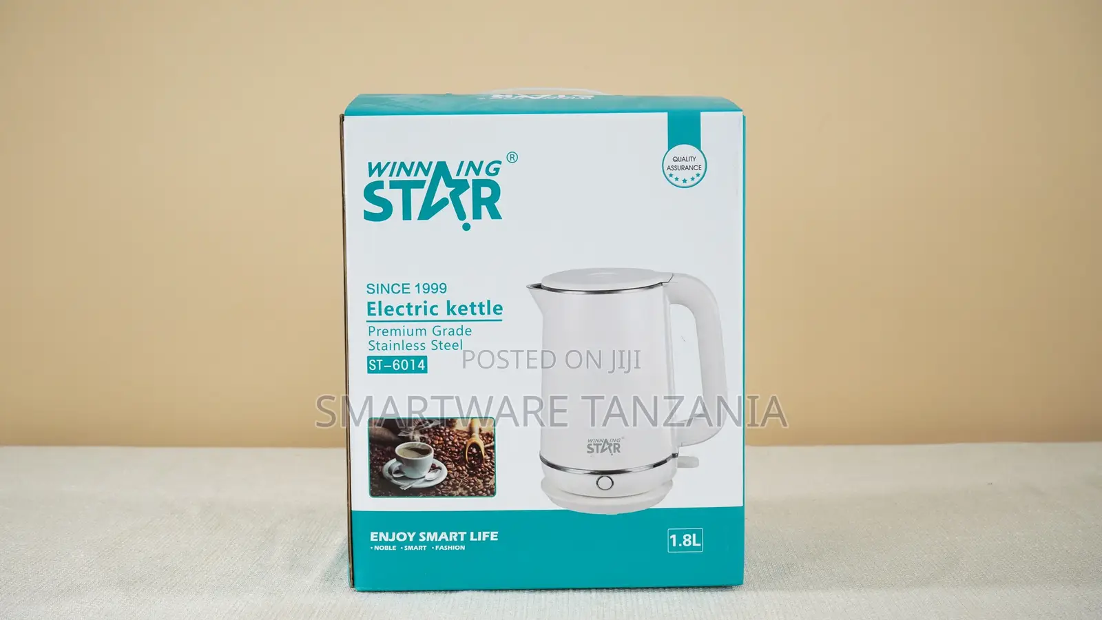 Winning Star St-6014 1.8l Electric Kettle, Stainless Steel Interior