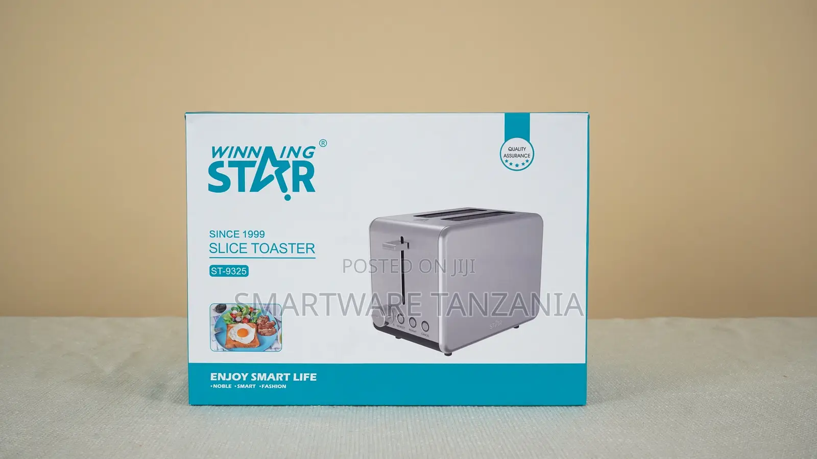 Winning Star St-9325 2-Slice Toaster With Browning Control, Silver