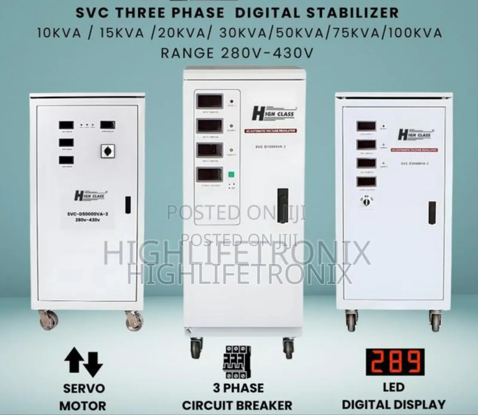 Stabilizer 3phase 2years Warranty