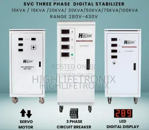Stabilizer 3phase 2years Warranty