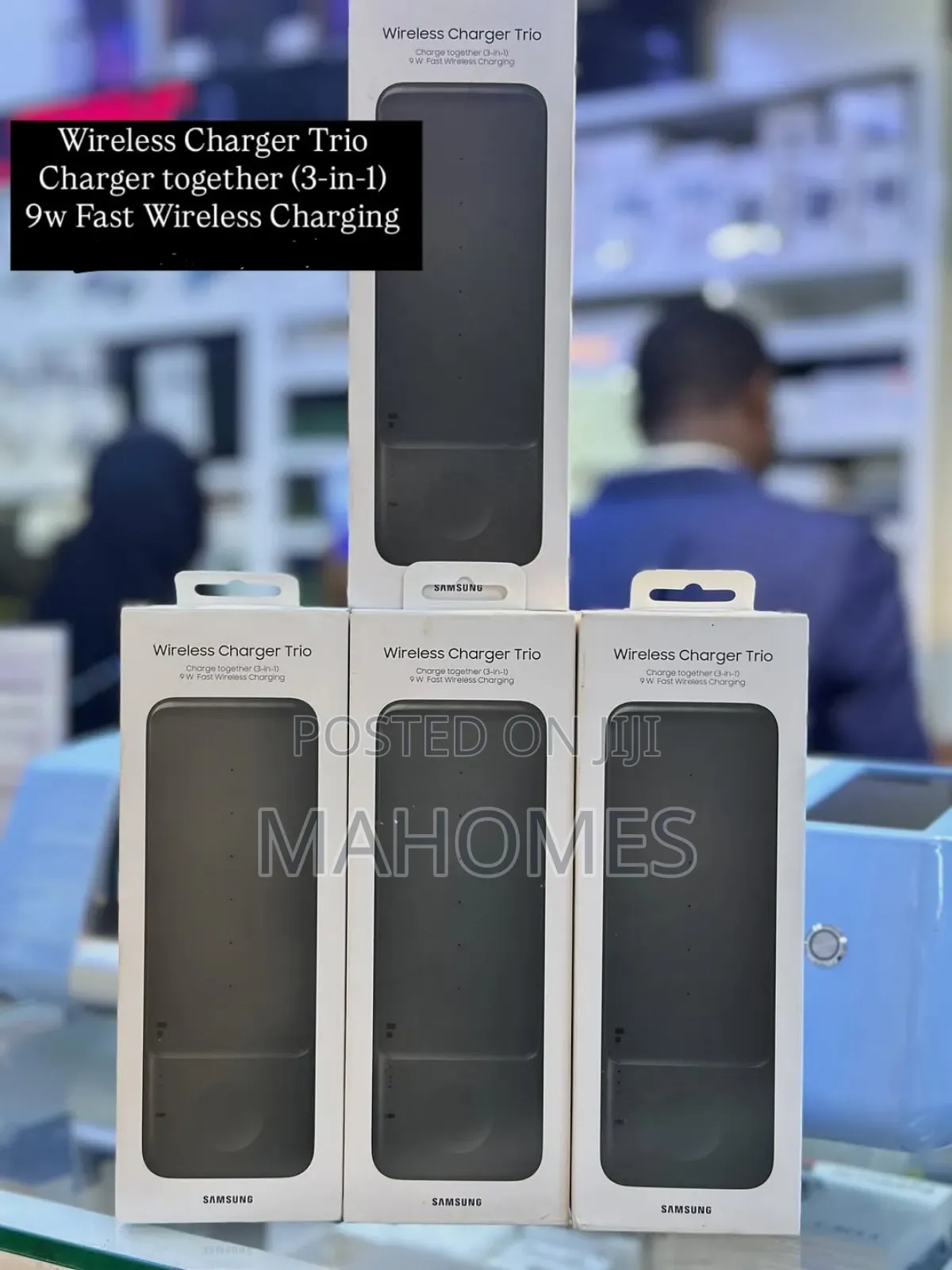 Wireless Charger Trio Charger Together (3-in-1) 9w Fast Wireless