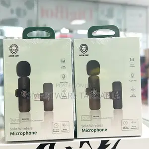 Green Lion Solo Wireless Microphone 3 Plugs (Usb-A, Type-C, Lightning)