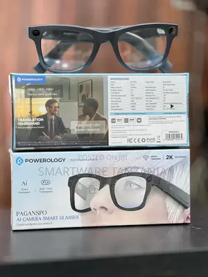 Powerology Paganspo Ai Camera Smart Glasses / Ai Voice Assistant, Apps