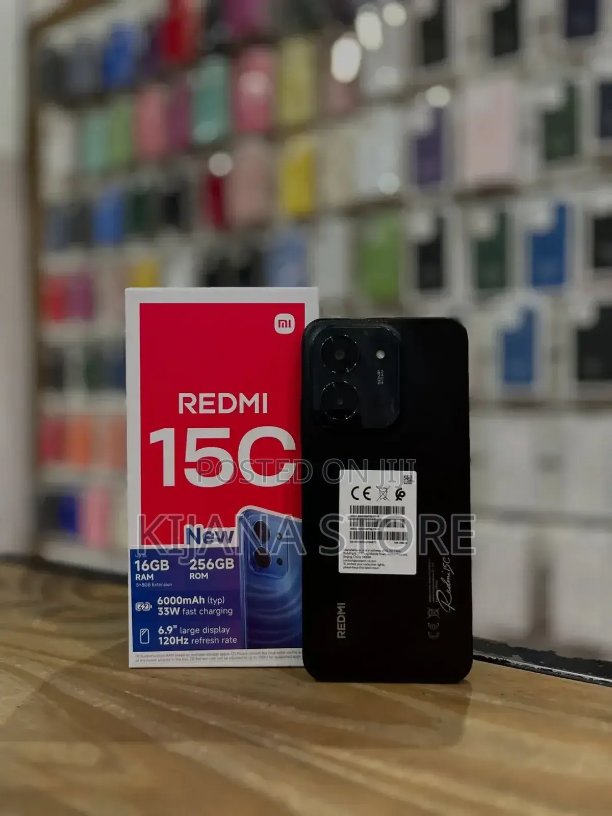 New Xiaomi Redmi 15C 4G 256 GB Black