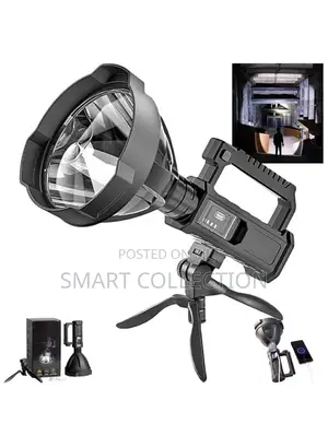 W5120 Rechargeable Searchlight Powerful Long Range Led Spot Light