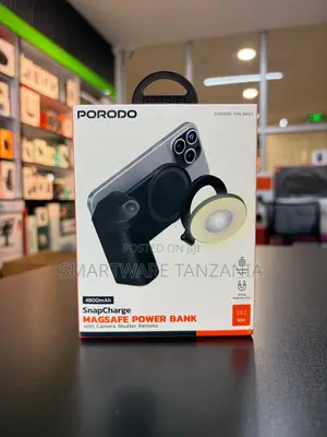 Porodo Snapcharge Magsafe Power Bank With Wireless Charging and Remote
