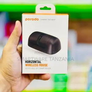 Porodo Horizontal Wireless Mouse With Dpi and Ergonomic Smart Design