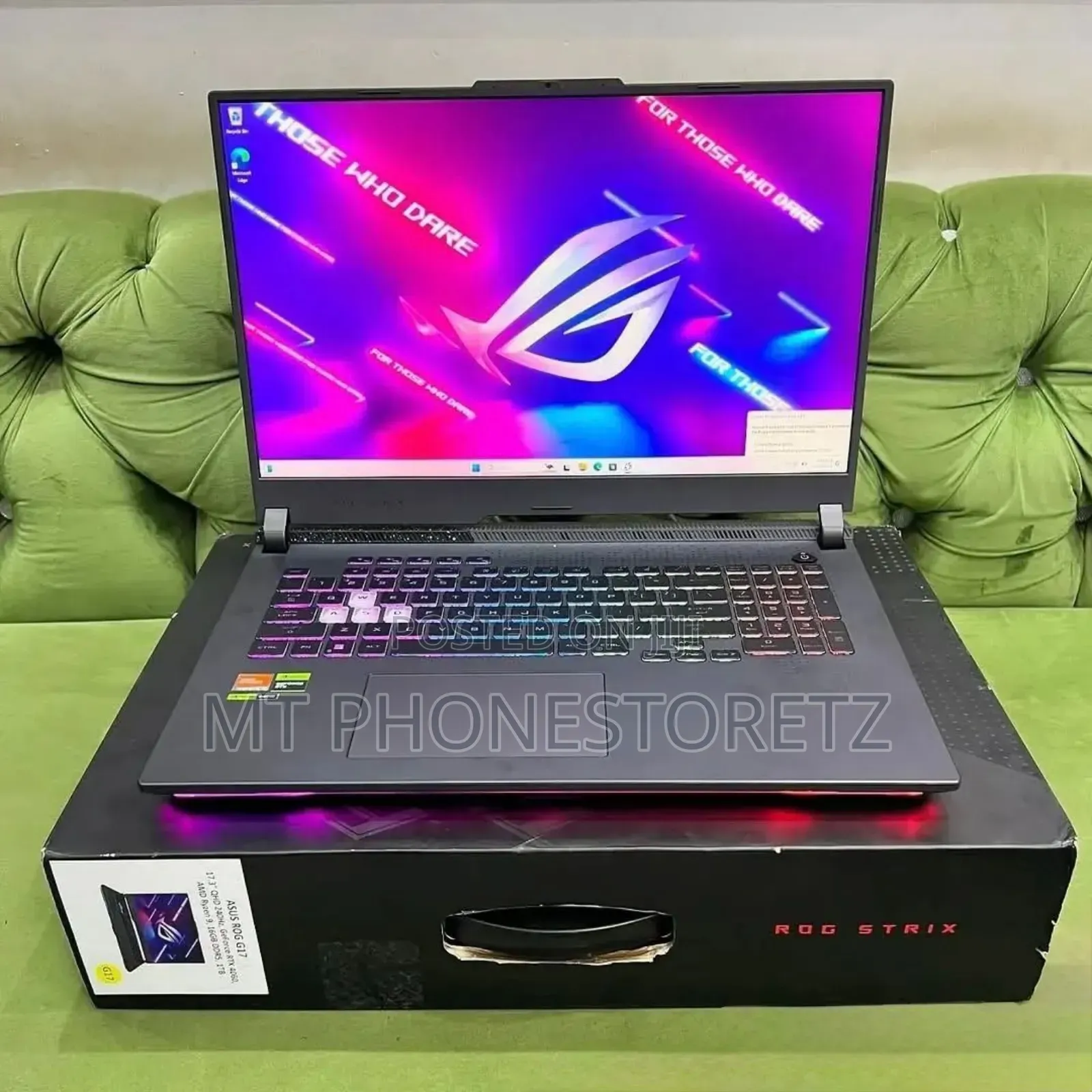 New Laptop Asus ROG Strix G16 G614 16GB Intel Core I7 SSD 1T