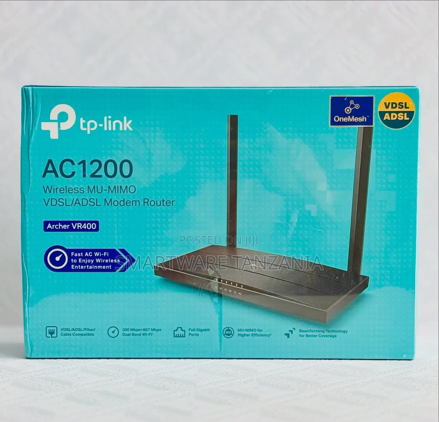 Tp-Link Ac1200 VDSL/Adsl Modem Router - Archer Vr400 Dual Band