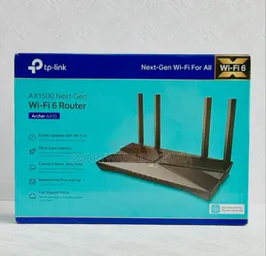 Tp-Link Ax1500 Wi-Fi 6 Router - Archer Ax10 Next-Gen Gigabit