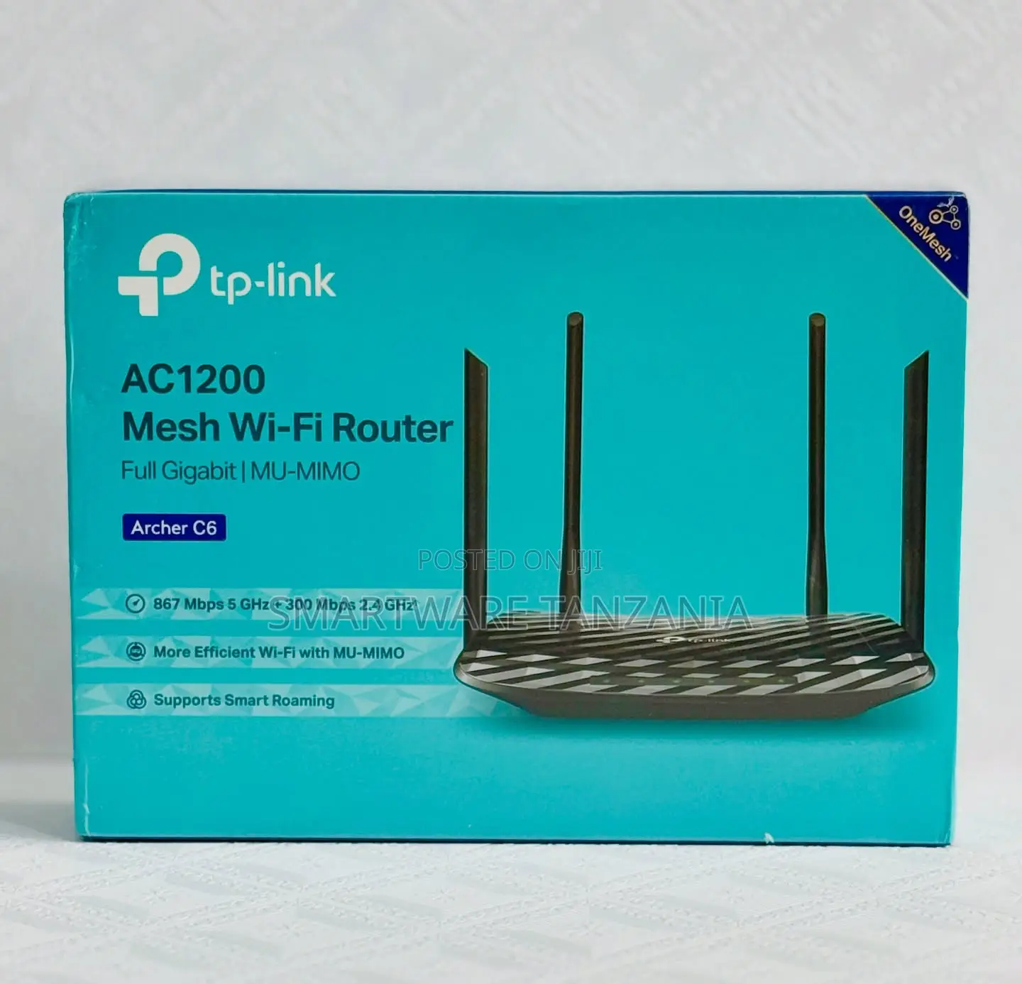 Tp-Link Ac1200 Mesh Wi-Fi Router - Archer C6 Gigabit Mu-Mimo