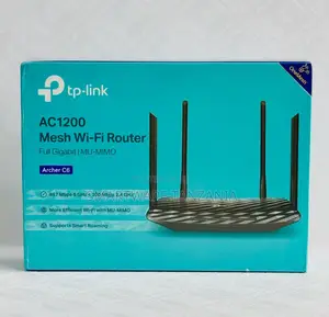 Tp-Link Ac1200 Mesh Wi-Fi Router - Archer C6 Gigabit Mu-Mimo
