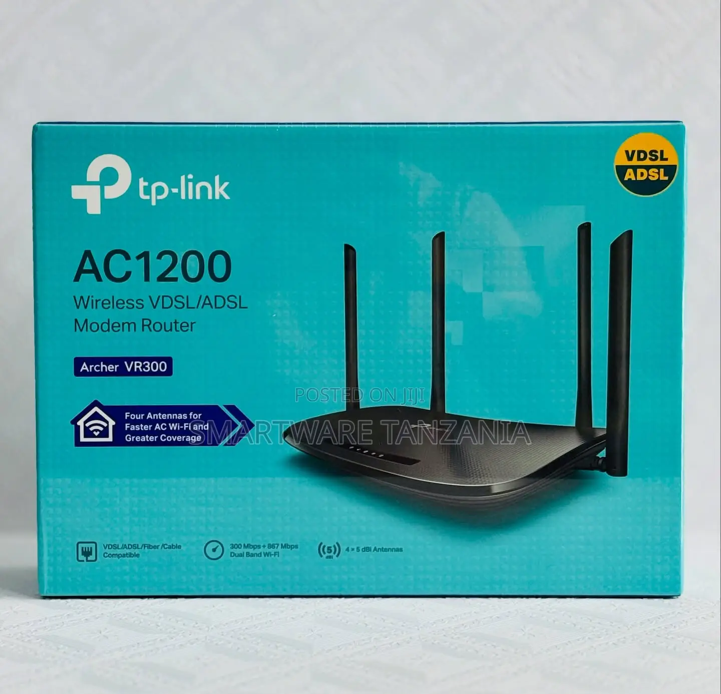 Tp-Link Ac1200 VDSL/Adsl Modem Router - Archer Vr300 Dual Band