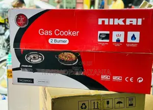 Nikai Gas Cooker 2 Burner Glass