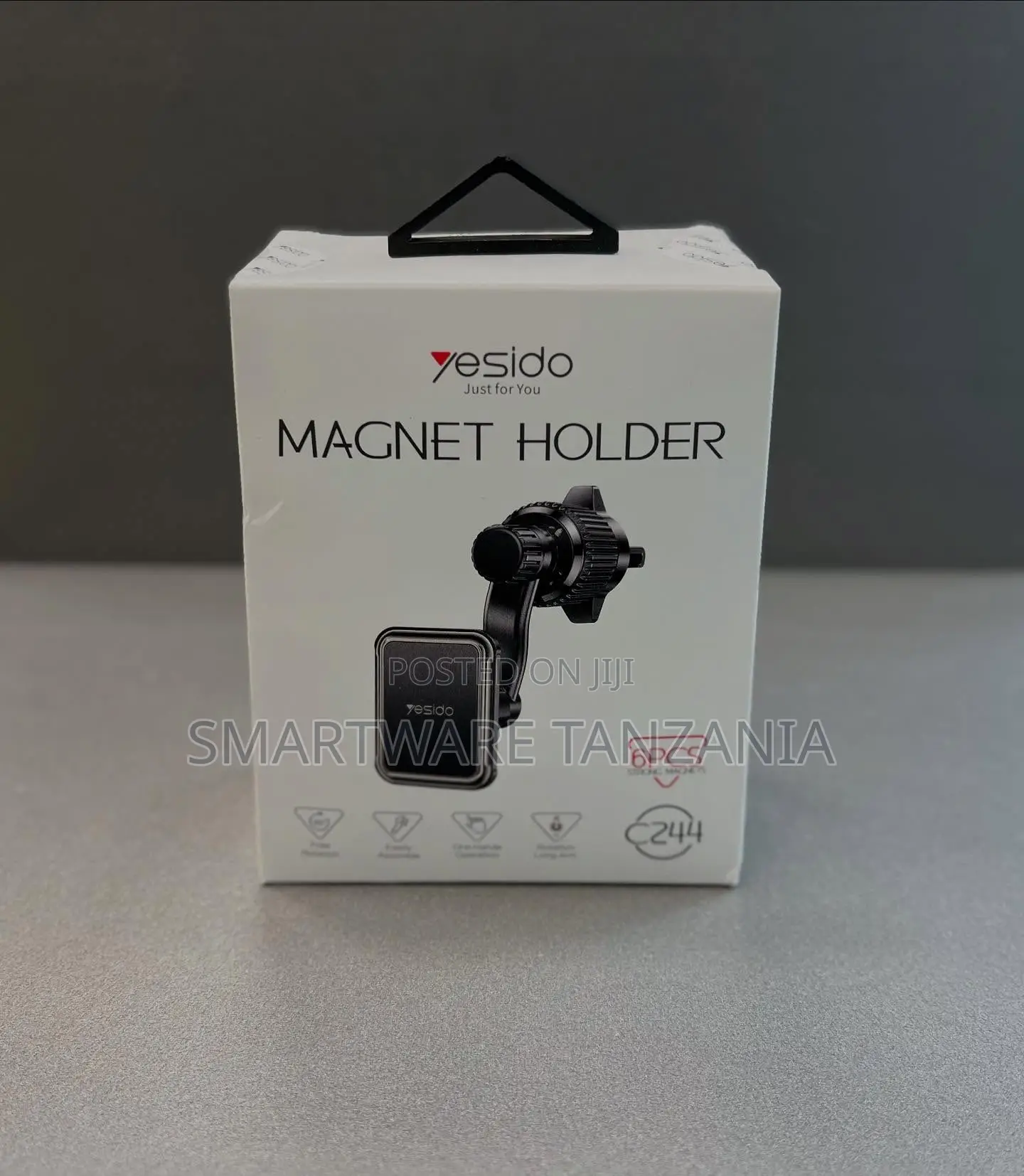 Yesido Magnetic Car Phone Holder - 360 Rotation 6 Plates Air Vent