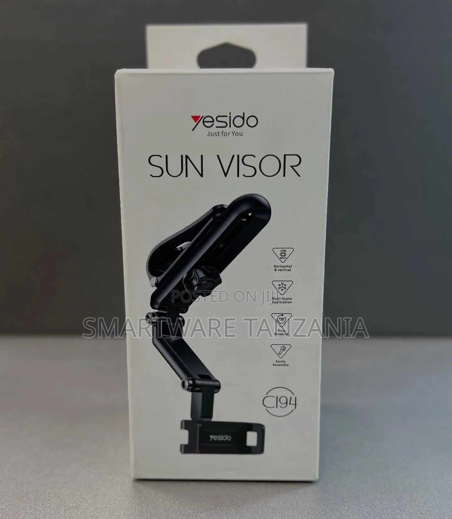 Yesido C194 Sun Visor Phone Holder - Multi-Scene 360 Rotation Mount