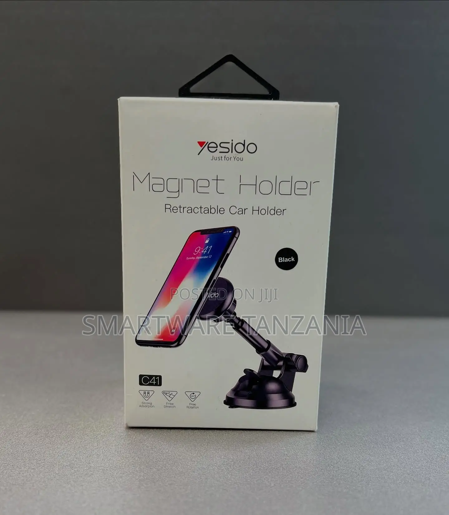 Yesido C41 Retractable Magnet Holder - Stretch Rotation Suction Cup