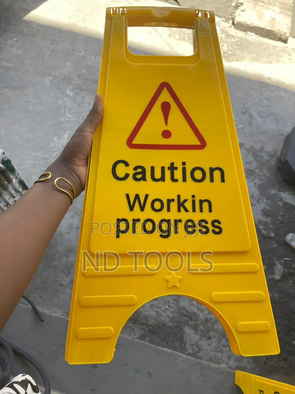 Work In Progress Caution