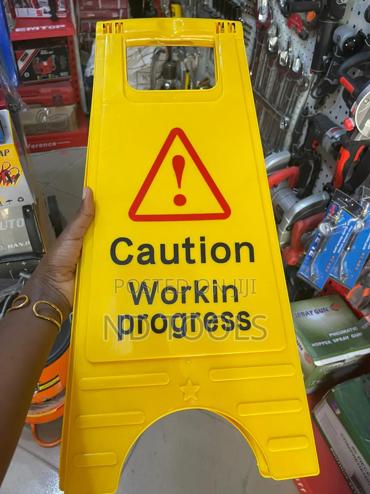 Work In Progress Caution