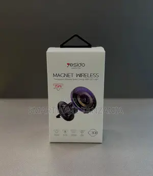 Yesido C308 Magnet Wireless Charger - 15w Led Light Transparent