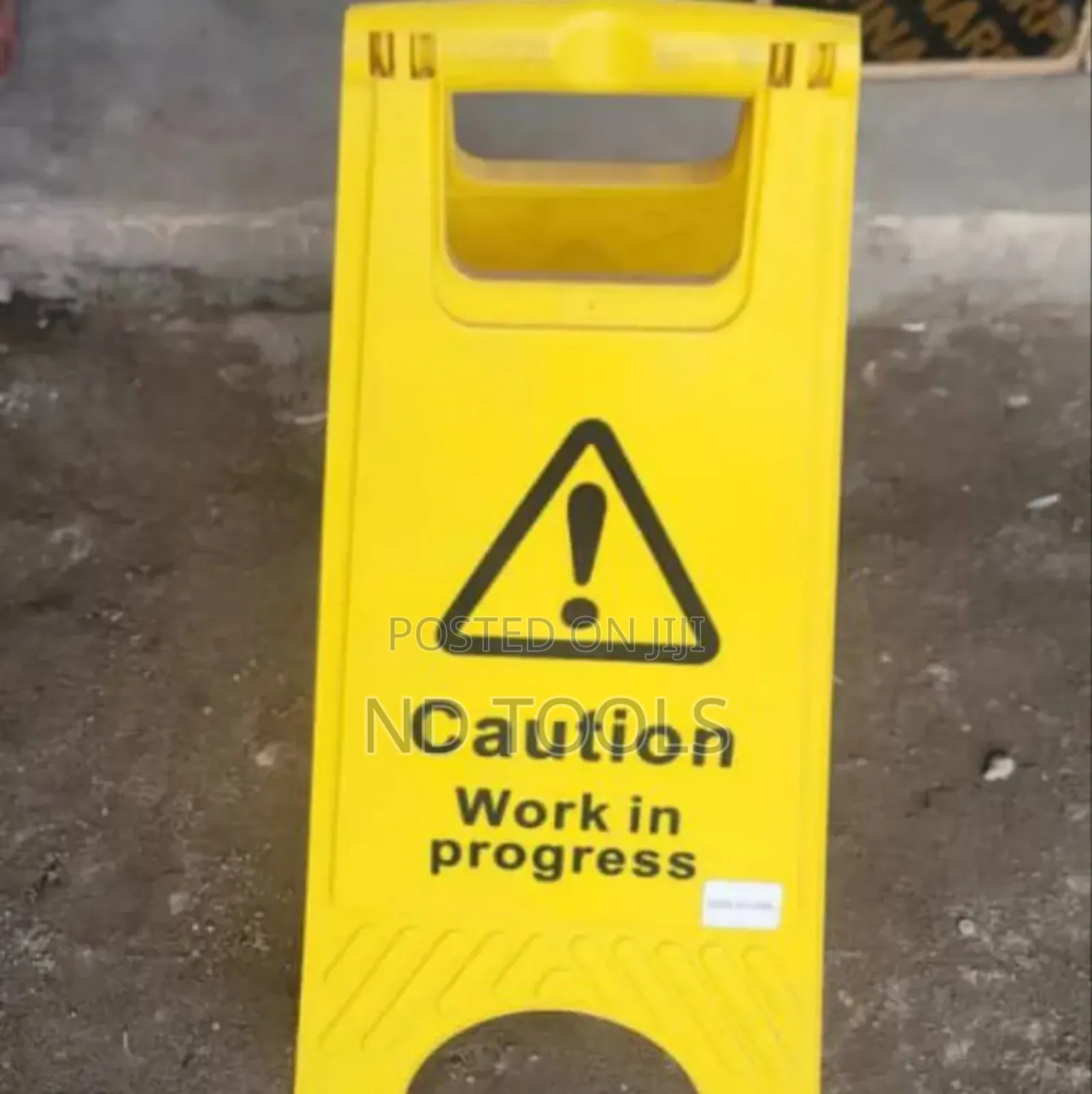 Work In Progress Caution