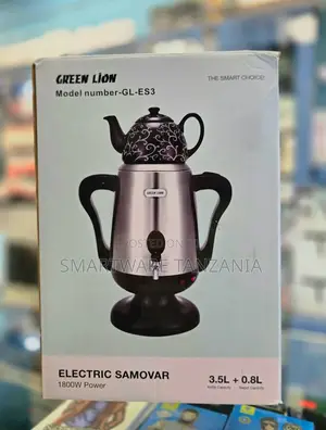 Green Lion Gl-Es3 Samovar - 1800w 3.5l Kettle 0.8l Teapot Electric