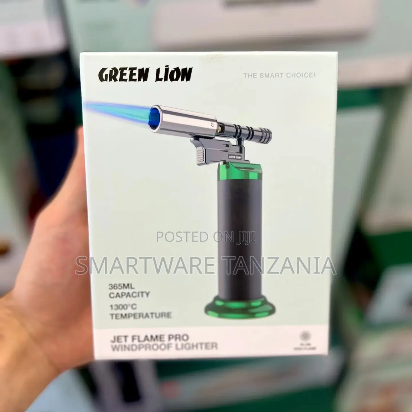 Green Lion Jet Flame Pro - 365ml 1300c Windproof Refillable Torch