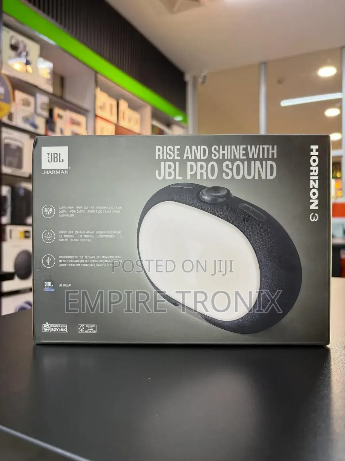 JBL Horizon 3 Bluetooth Clock Radio Speaker With Dab/Dab+/Fm