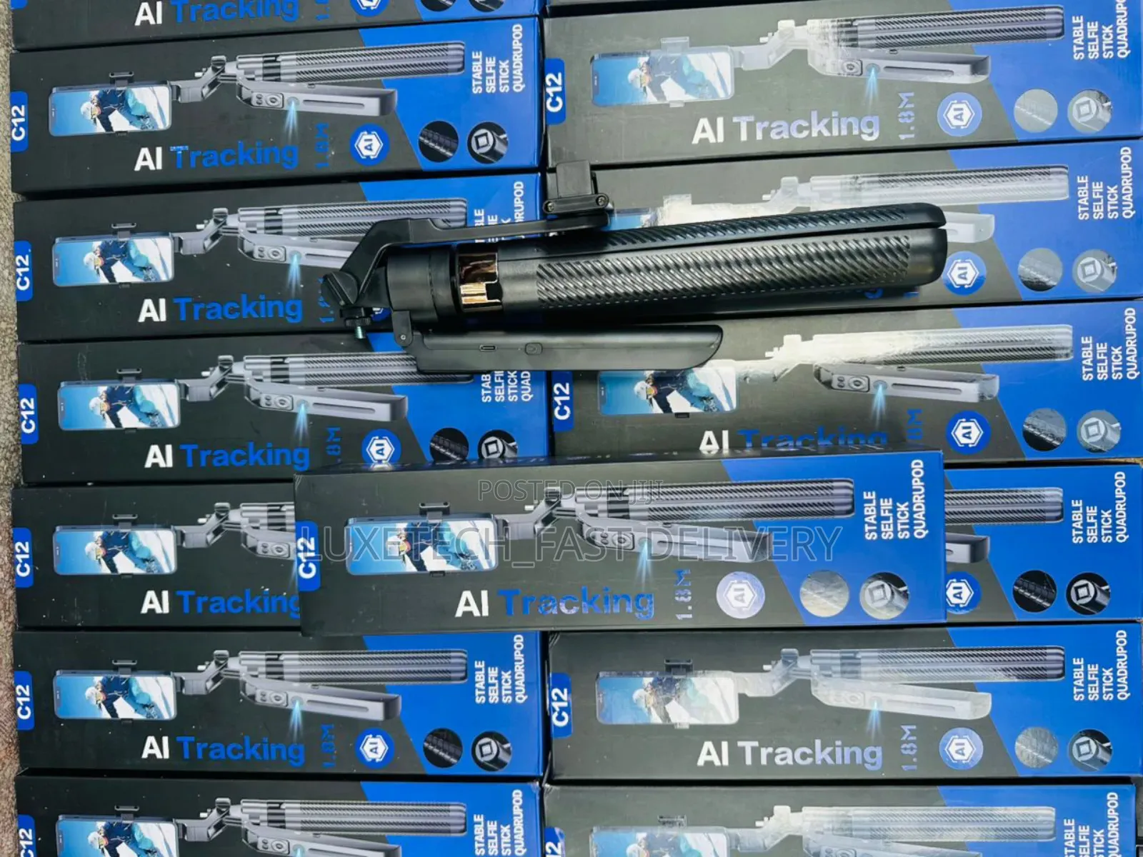 C12 Ai Stable Selfie Stick Quadrupod