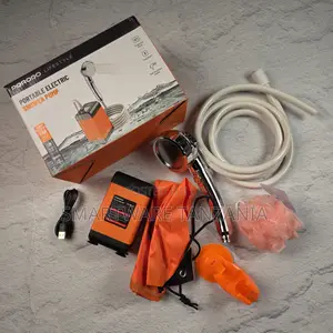Porodo Portable Electric Shower Pump 2.8w Outdoor Camping Rechargeable